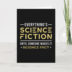 Ruimtesciencefictiondag Science Alien Nerds Cadeau Kaart