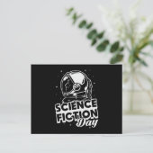 Ruimtesciencefictiondag Science Alien Stars Cadeau Briefkaart (Staand voorkant)