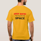 Ruimteshirt T-shirt (Achterkant)