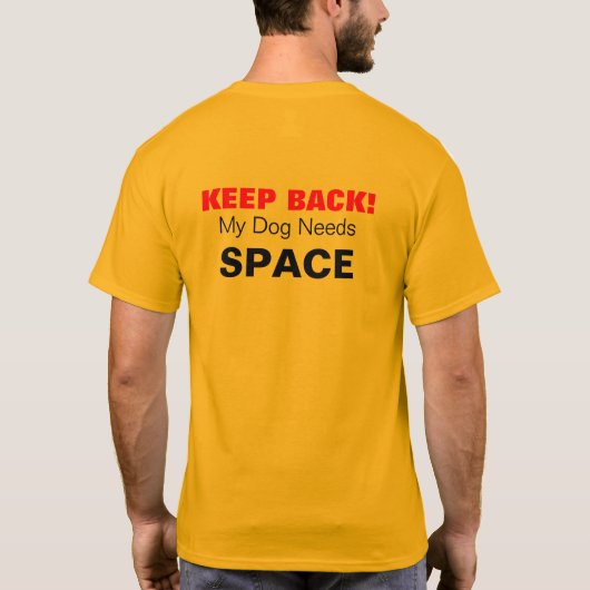 Ruimteshirt T-shirt (Achterkant)