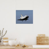 Ruimteshuttle Endeavor Prepares to Land (STS-108) Poster (Keuken)