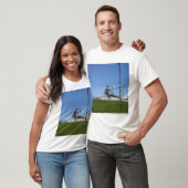 Ruimteshuttle Endeavor wordt omgeven door een wind T-shirt (Unisex)
