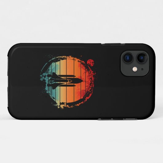 RUIMTESHUTTLE VINTAGE Case-Mate iPhone CASE (Achterkant (horizontaal))
