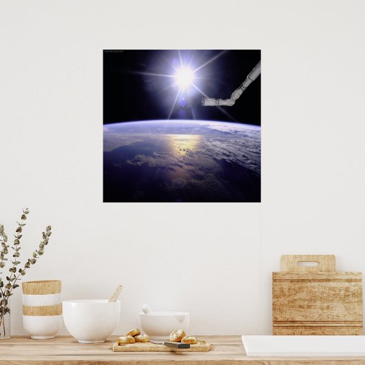 Ruimteslantaarmmer Poster (Keuken)