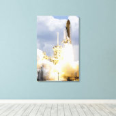 Ruimtesluiting Atlantis liften 2 Canvas Afdruk (Insitu (Houten vloer))