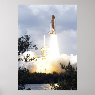 Ruimtesluiting Atlantis liften 7 Poster