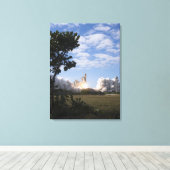 Ruimtesluiting Atlantis liften uit Canvas Afdruk (Insitu (Houten vloer))