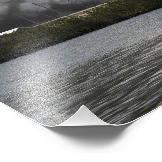 Ruimtesluiting Atlantis liften uit Foto Afdruk (Hoek)