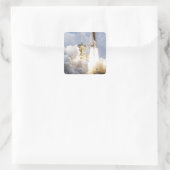 Ruimtesluiting Atlantis liften uit Vierkante Sticker (Tas)