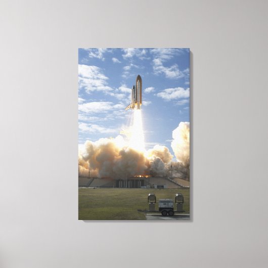 Ruimtesluiting Atlantis liften van 10 Canvas Afdruk (Voorkant)