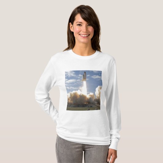 Ruimtesluiting Atlantis liften van 10 T-shirt (Voorkant volledig)