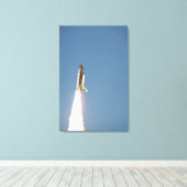 Ruimtesluiting Atlantis liften van 11 Canvas Afdruk (Insitu (Houten vloer))