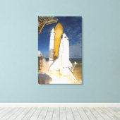 Ruimtesluiting Atlantis liften van 12 Canvas Afdruk (Insitu (Houten vloer))