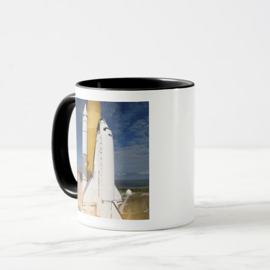 Ruimtesluiting Atlantis liften van 12 Mok (Voorkant links)