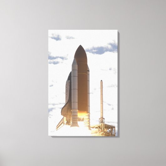 Ruimtesluiting Atlantis liften van 14 Canvas Afdruk (Voorkant)