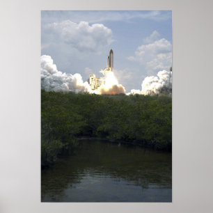 Ruimtesluiting Atlantis liften van 14 Poster