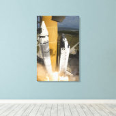 Ruimtesluiting Atlantis liften van 15 Canvas Afdruk (Insitu (Houten vloer))