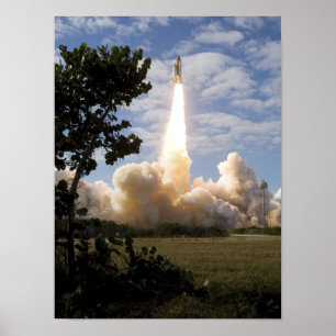 Ruimtesluiting Atlantis liften van 15 Poster