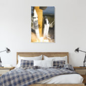 Ruimtesluiting Atlantis liften van 17 Canvas Afdruk (Insitu (Slaapkamer))