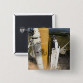 Ruimtesluiting Atlantis liften van 17 Vierkante Button 5,1 Cm (Voorkant /achterkant)