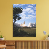 Ruimtesluiting Atlantis liften van 18 Canvas Afdruk (Insitu (Woonkamer))