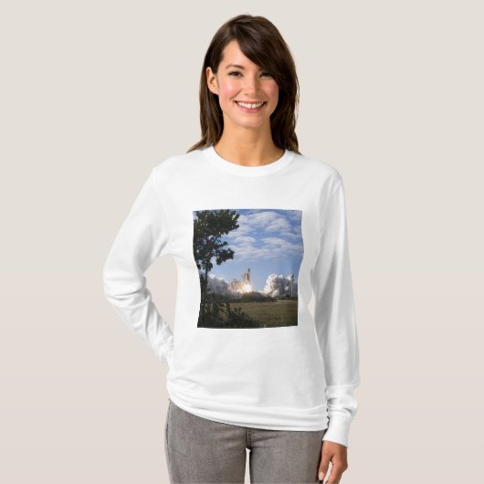 Ruimtesluiting Atlantis liften van 18 T-shirt (Voorkant volledig)