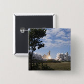 Ruimtesluiting Atlantis liften van 18 Vierkante Button 5,1 Cm (Voorkant /achterkant)