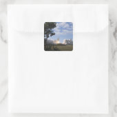 Ruimtesluiting Atlantis liften van 18 Vierkante Sticker (Tas)