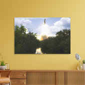 Ruimtesluiting Atlantis liften van 3 Canvas Afdruk (Insitu (Woonkamer))