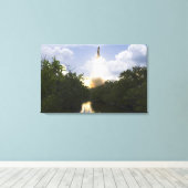 Ruimtesluiting Atlantis liften van 3 Canvas Afdruk (Insitu (Houten vloer))