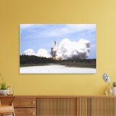 Ruimtesluiting Atlantis liften van 4 Canvas Afdruk (Insitu (Woonkamer))
