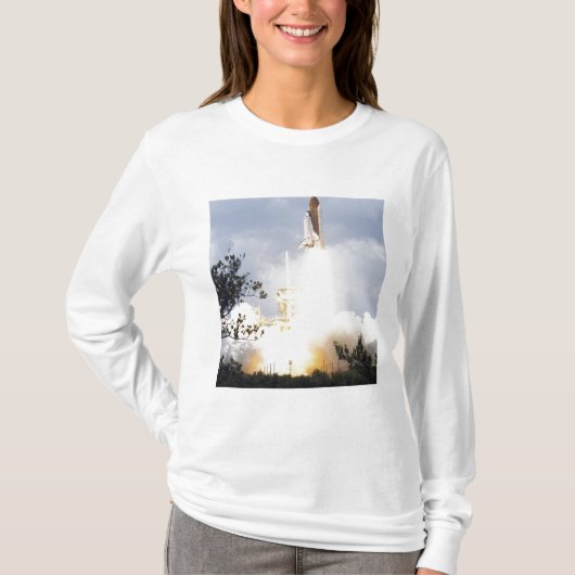 Ruimtesluiting Atlantis liften van 4 T-shirt (Voorkant)