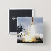 Ruimtesluiting Atlantis liften van 4 Vierkante Button 5,1 Cm (Voorkant /achterkant)