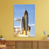 Ruimtesluiting Atlantis liften van 5 Canvas Afdruk (Insitu (Woonkamer))