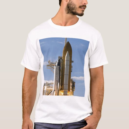 Ruimtesluiting Atlantis liften van 5 T-shirt (Voorkant)