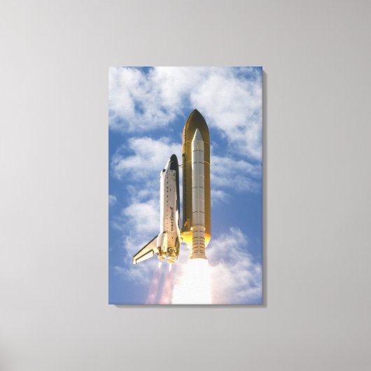Ruimtesluiting Atlantis liften van 6° Canvas Afdruk (Voorkant)