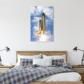 Ruimtesluiting Atlantis liften van 6° Canvas Afdruk (Insitu (Slaapkamer))