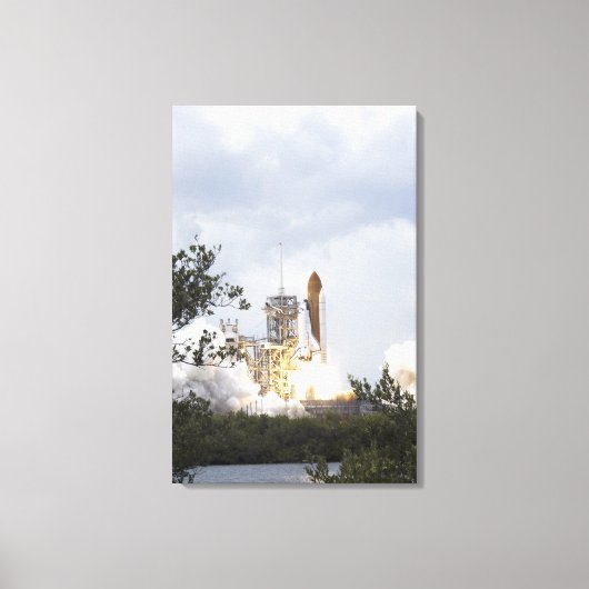 Ruimtesluiting Atlantis liften van 6° Canvas Afdruk (Voorkant)