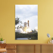 Ruimtesluiting Atlantis liften van 6° Canvas Afdruk (Insitu (Woonkamer))