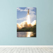Ruimtesluiting Atlantis liften van 8 Canvas Afdruk (Insitu (Houten vloer))