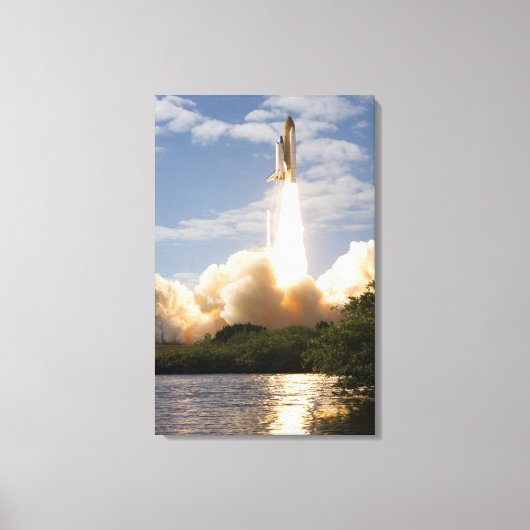 Ruimtesluiting Atlantis liften van 8 Canvas Afdruk (Voorkant)