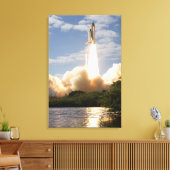 Ruimtesluiting Atlantis liften van 8 Canvas Afdruk (Insitu (Woonkamer))