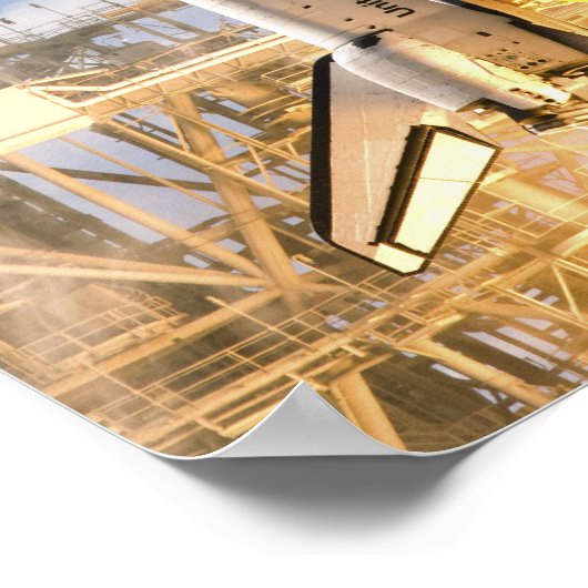 Ruimtesluiting Atlantis liften van 8 Poster (Hoek)