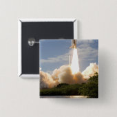 Ruimtesluiting Atlantis liften van 8 Vierkante Button 5,1 Cm (Voorkant /achterkant)