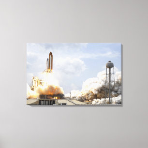 Ruimtesluiting Atlantis liften van 9 Canvas Afdruk