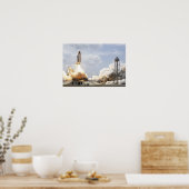 Ruimtesluiting Atlantis liften van 9 Poster (Keuken)