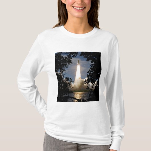 Ruimtesluiting Atlantis liften van 9 T-shirt (Voorkant)