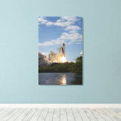 Ruimtesluiting Atlantis liften vanaf 16 Canvas Afdruk (Insitu (Houten vloer))