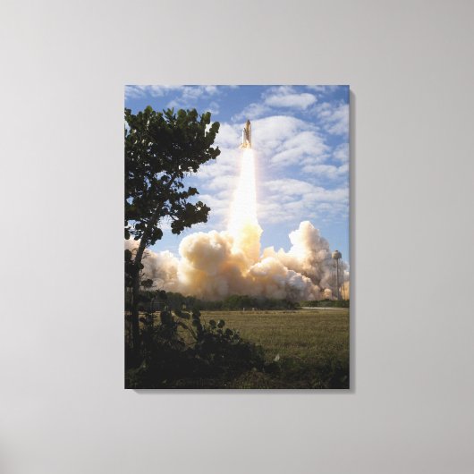 Ruimtesluiting Atlantis liften vanaf 19 jaar Canvas Afdruk (Voorkant)