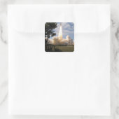 Ruimtesluiting Atlantis liften vanaf 19 jaar Vierkante Sticker (Tas)